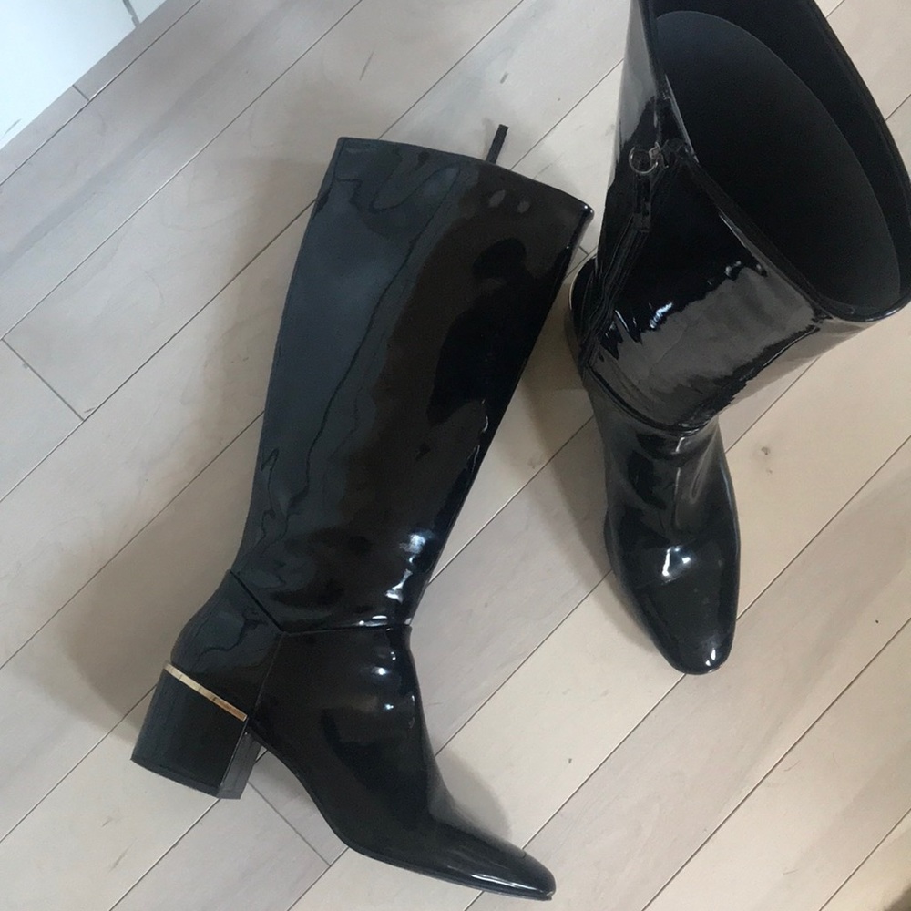 Patent Leather Boots